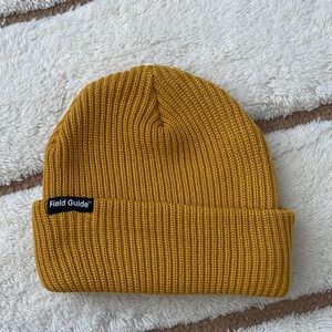 Field Guide Mustard Knit Beanie
